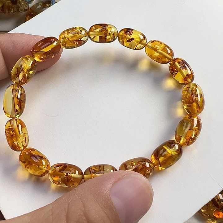 琥珀（花珀）未镶嵌项圈