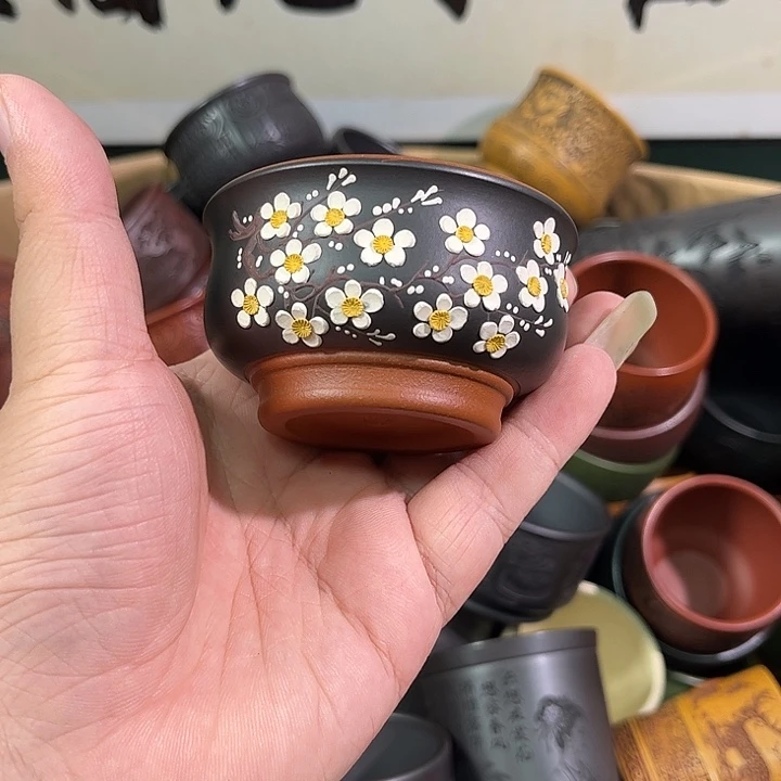 茶杯紫砂全手工紫砂主人杯