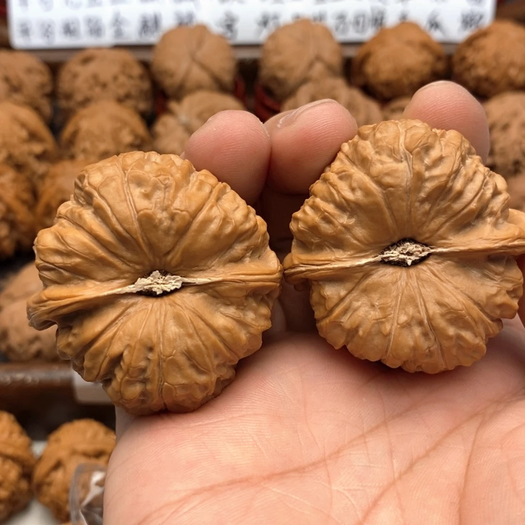 给***烟吊坠文玩核桃45尺 全品南瓜墩 78