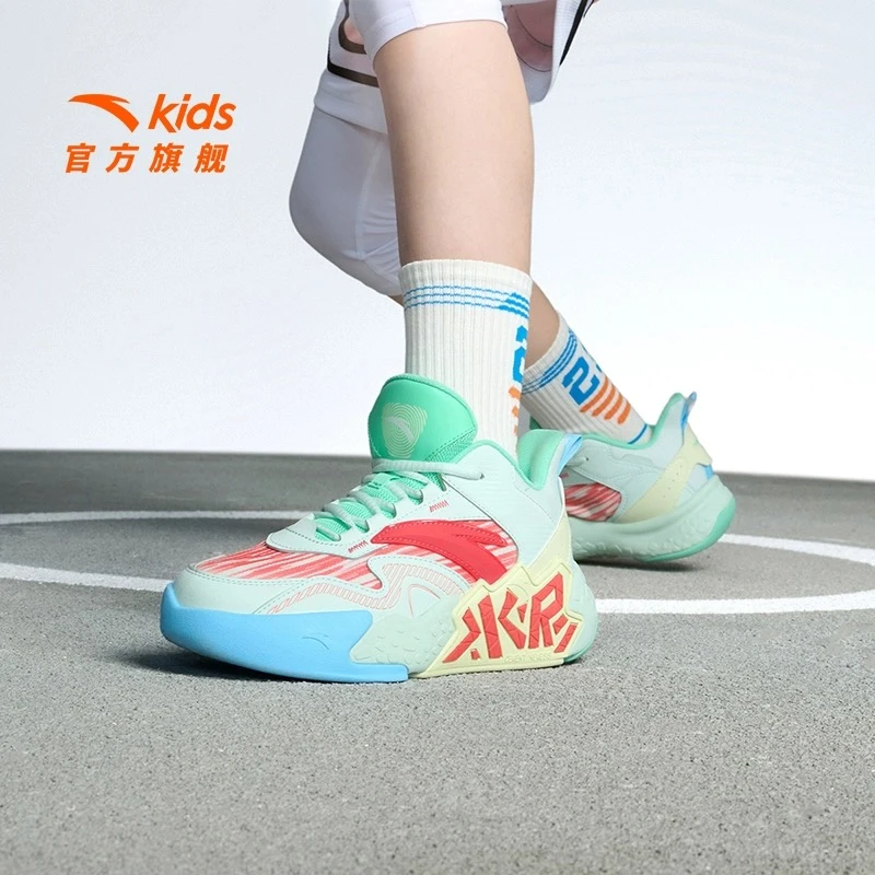 【抗寒防冻】安踏儿童秋冬款专业篮球鞋男大童水泥氪星实战专业球鞋