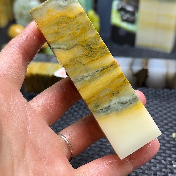 躺***牛青田石印章石印章石