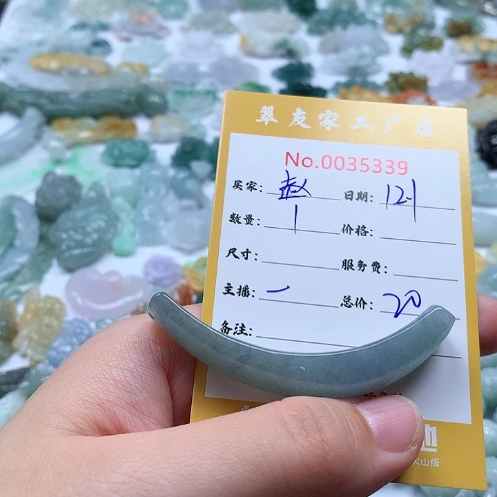 赵***姐翡翠未镶嵌颈饰111