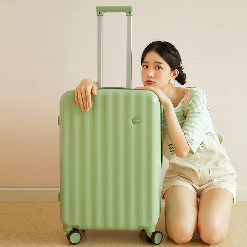 小清新行李箱子拉杆箱万向轮男女登机密码旅行皮箱登机箱包20寸24
