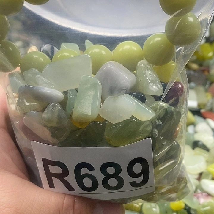 岫玉未镶嵌鱼缸石