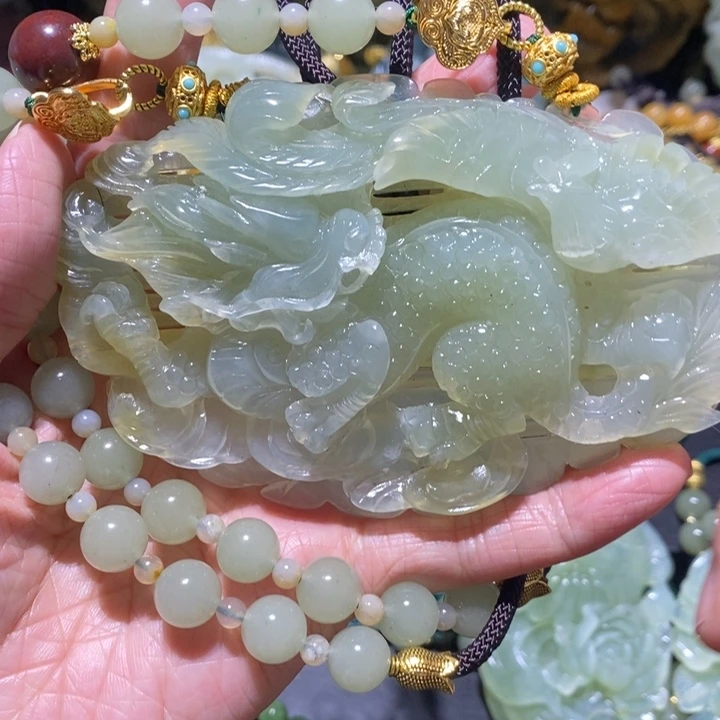 岫玉岫玉吊坠未镶嵌