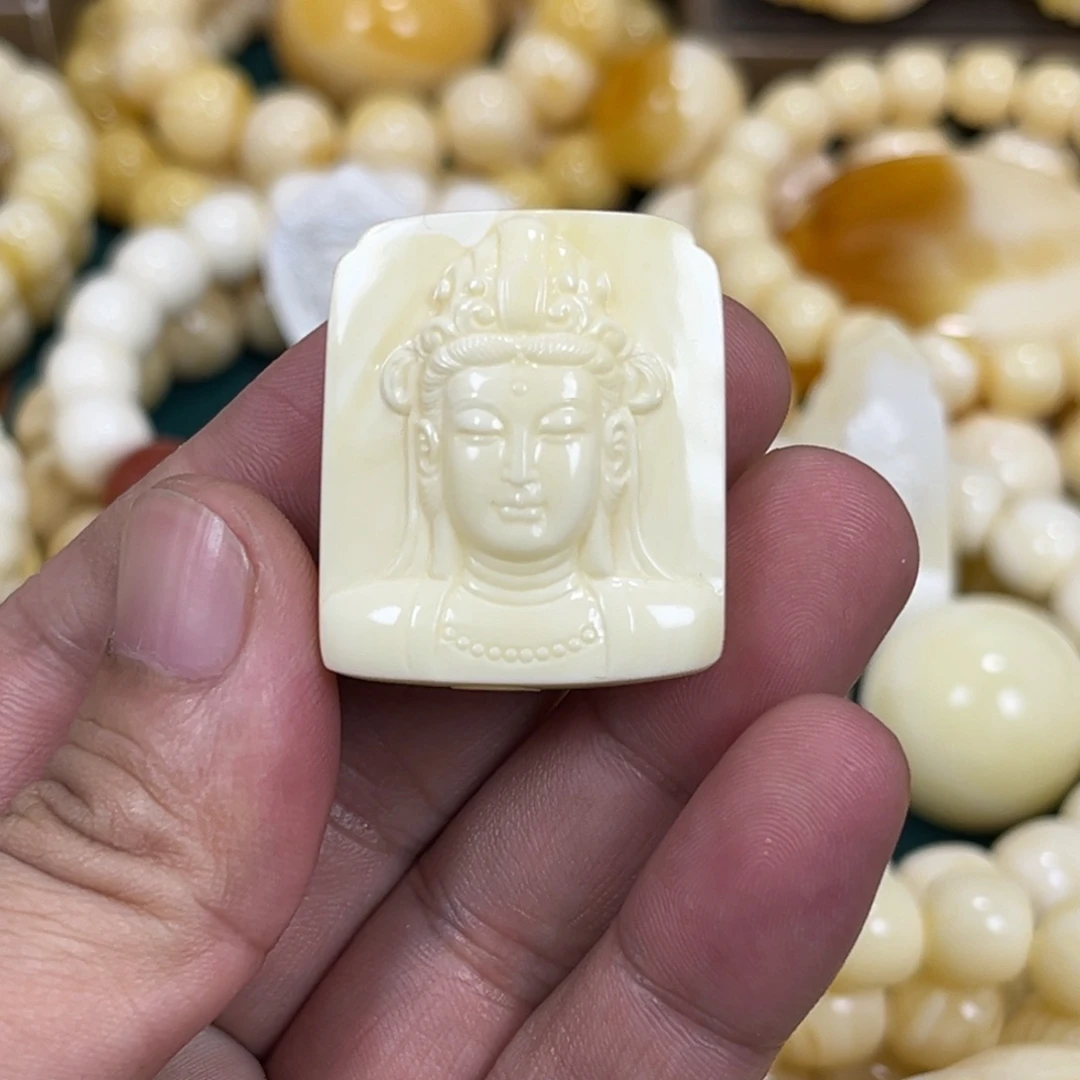 琥珀手链未镶嵌白蜡