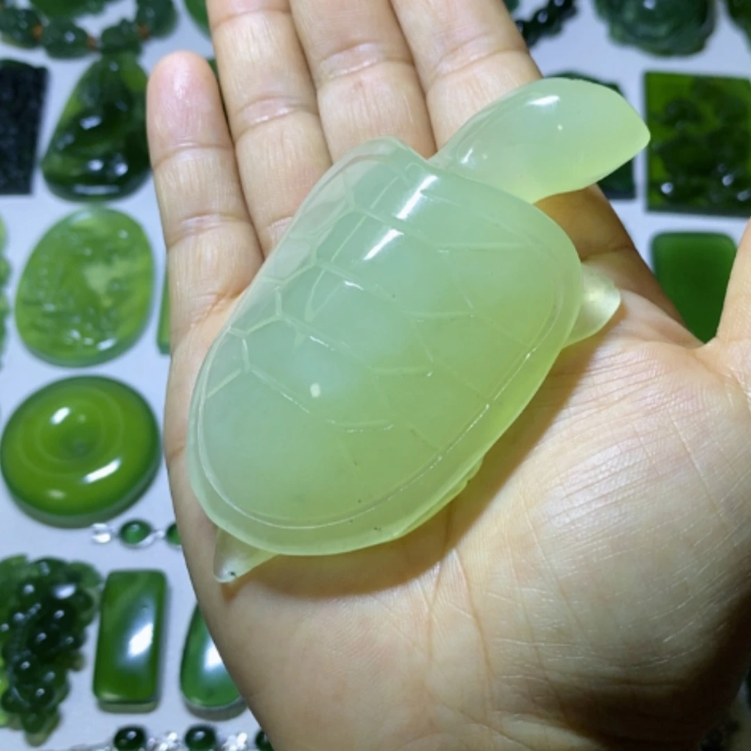 【闪购商品】未镶嵌蛇纹石玉手把件