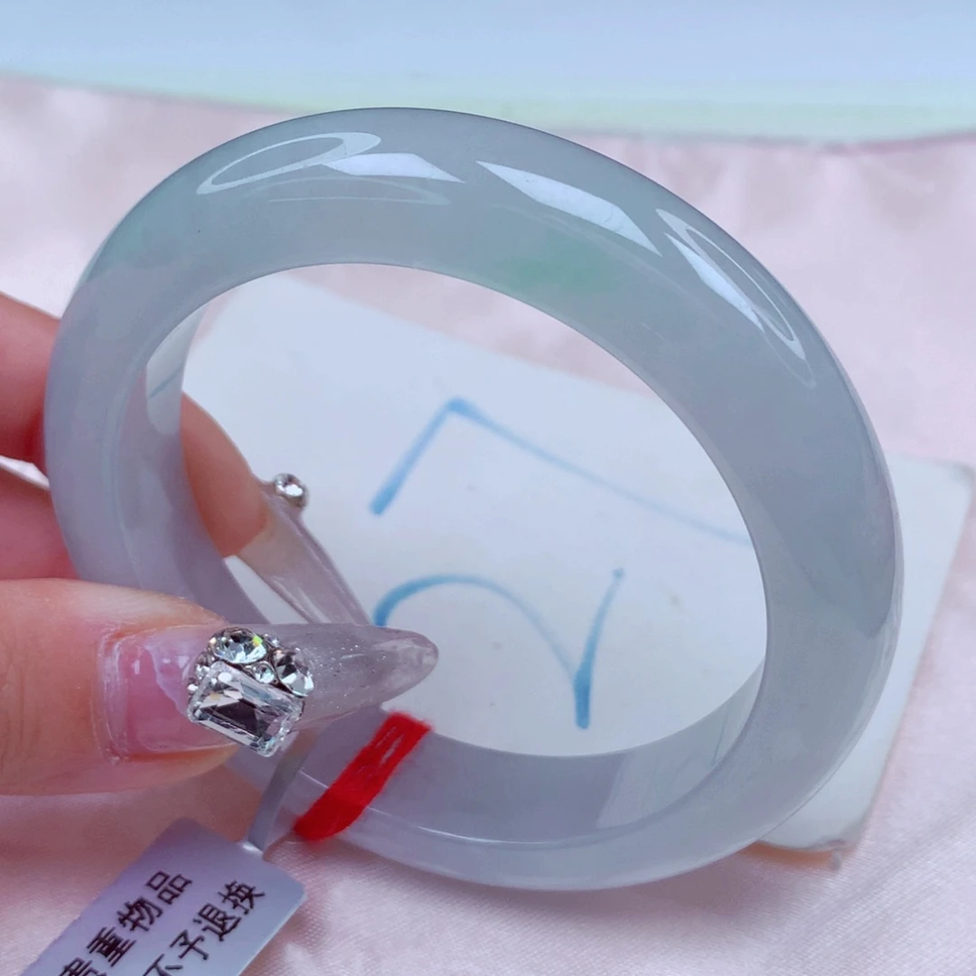 翡翠手镯未镶嵌天然缅甸翡翠A货手镯