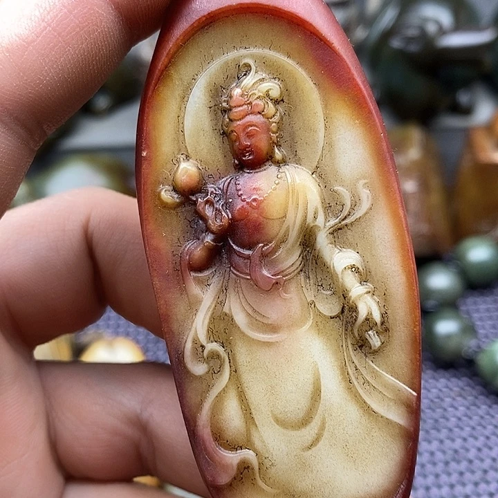 未镶嵌蛇纹石玉颈饰
