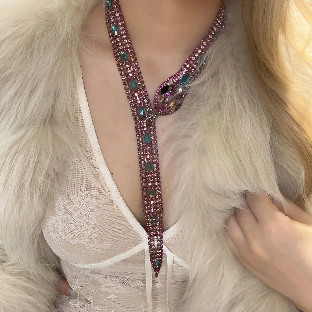 锆石纯铜合金捷克灵蛇链