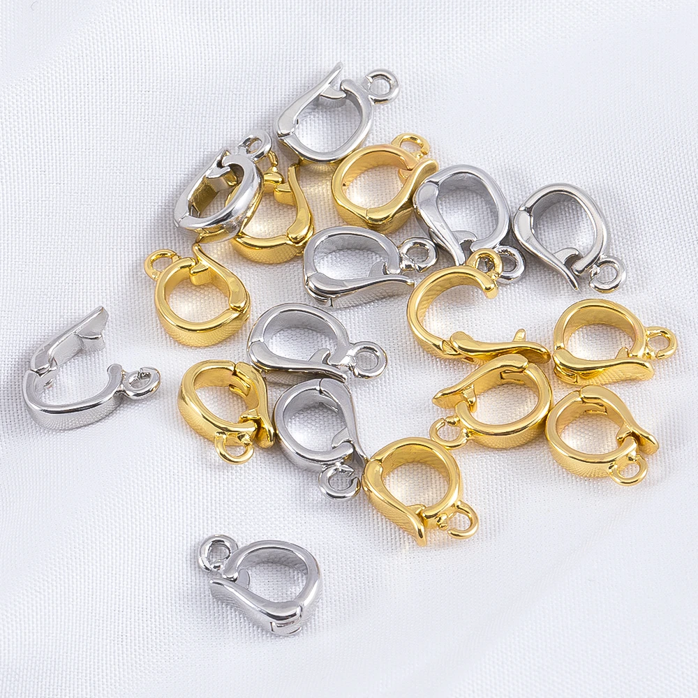 铜配件 金色吊坠扣连接扣 手工项链连接固定扣diy挂件挂头配件