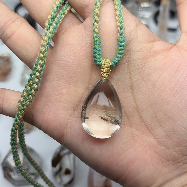 未镶嵌颈饰水晶幽灵水晶项链
