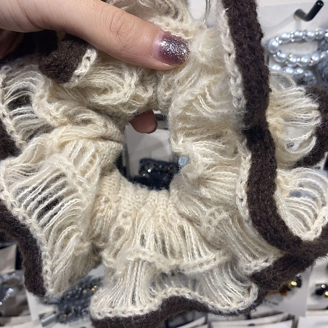 皮质铁合金毛线大肠圈