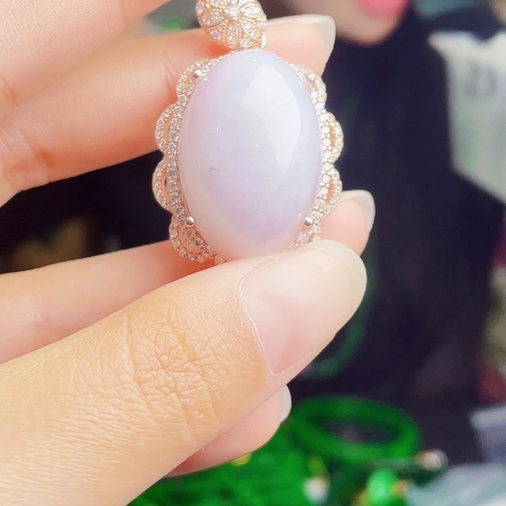 翡翠银S925镶嵌颈饰多样性