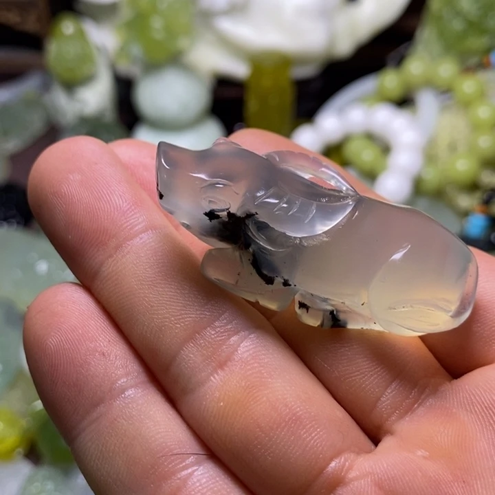 岫玉未镶嵌岫玉颈饰