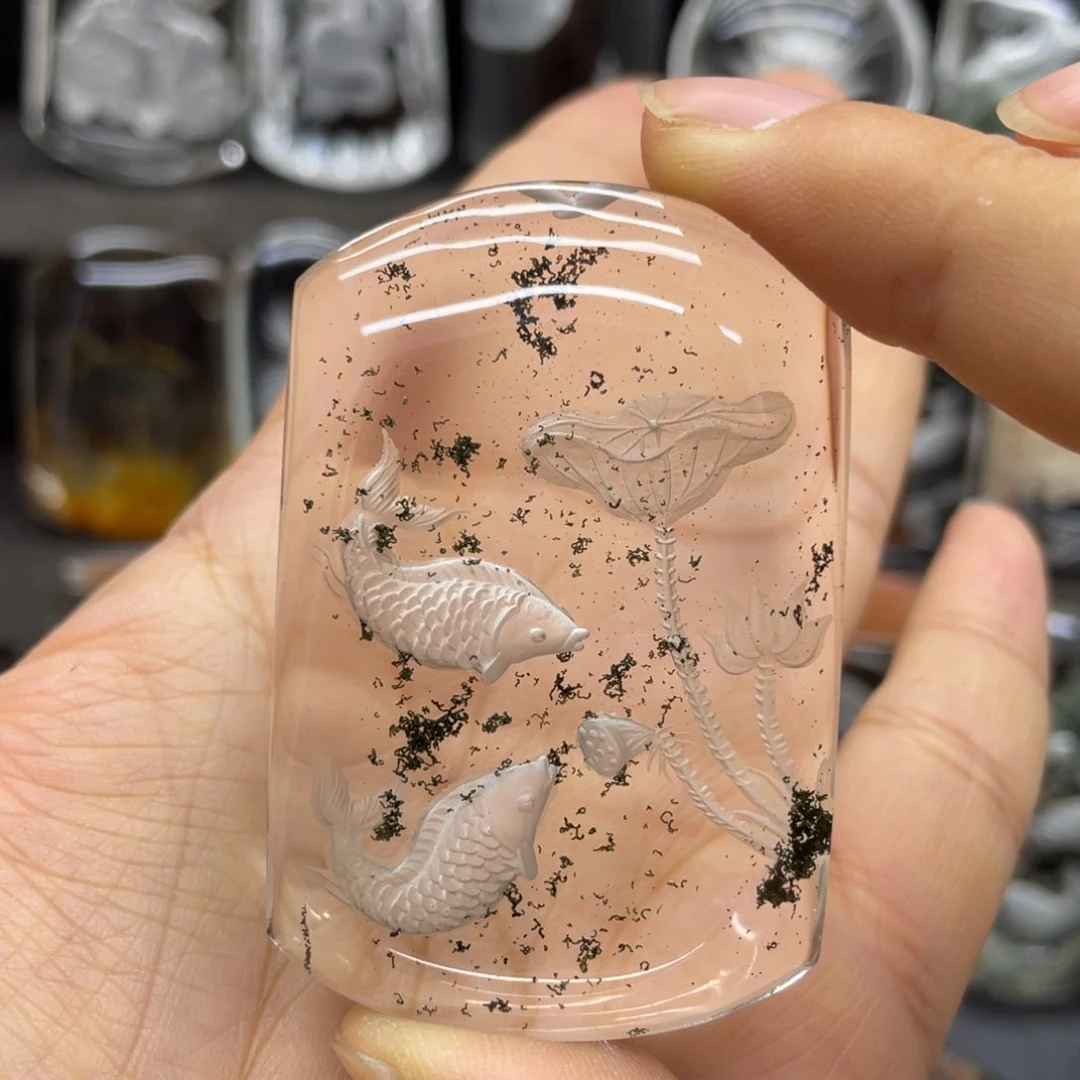 未镶嵌吊坠(不含链)水晶年年有鱼