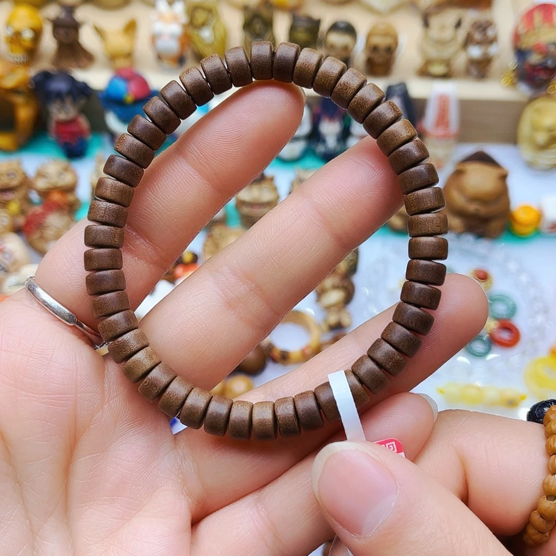 香榧木手工打磨手链