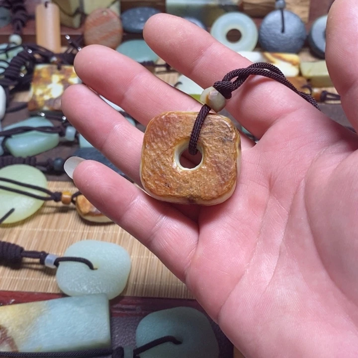 蛇纹石玉挂件未镶嵌用****5
