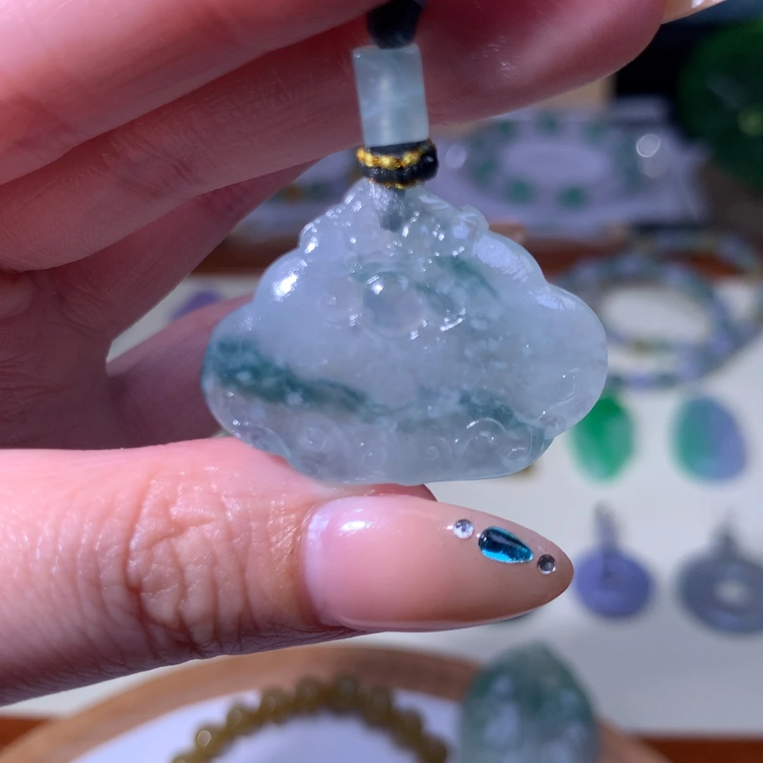 未镶嵌定制翡翠如意