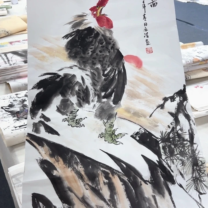 国画纯手绘作品欣赏图