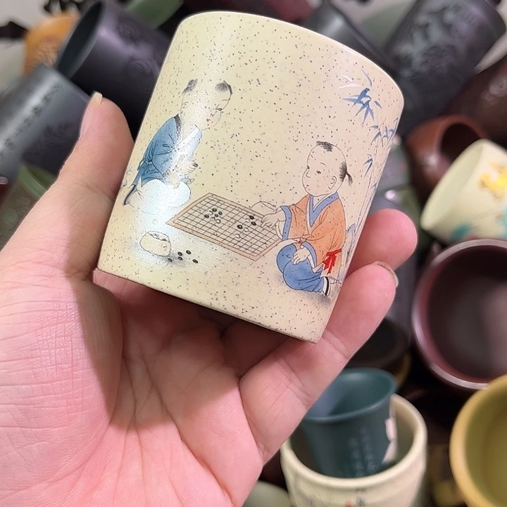 茶杯紫砂全手工紫砂主人杯