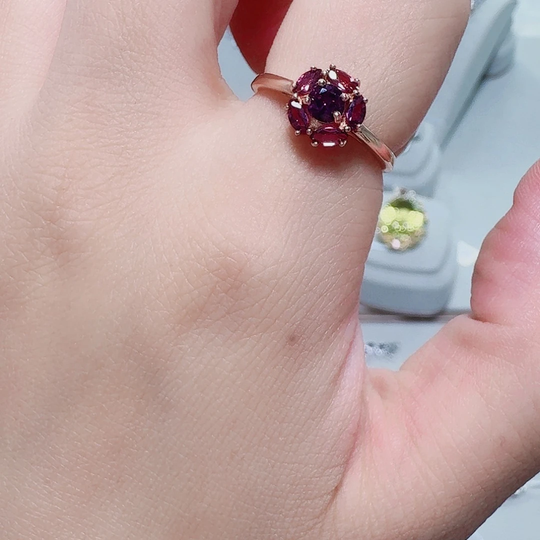 吊坠925银合成立方氧化锆戒指