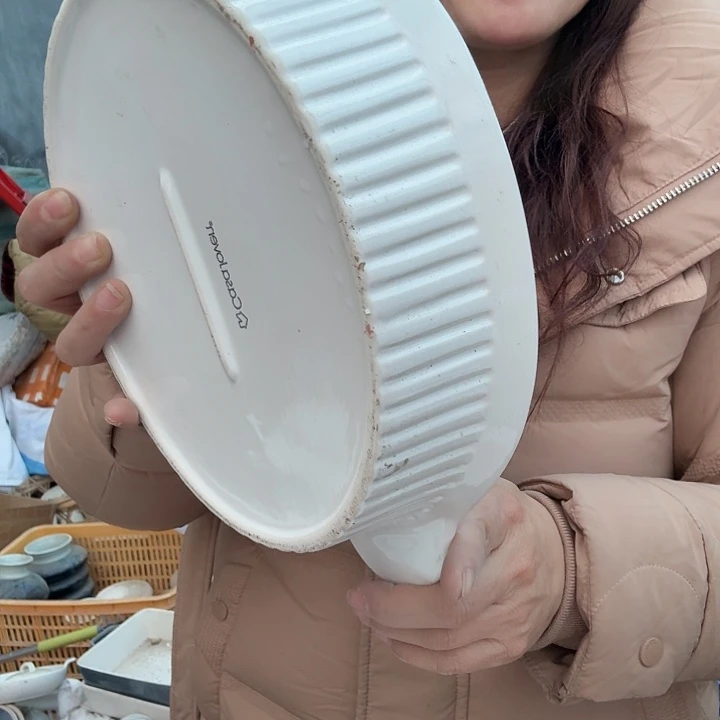 3***3外贸糖果型喇叭烤盘微瑕