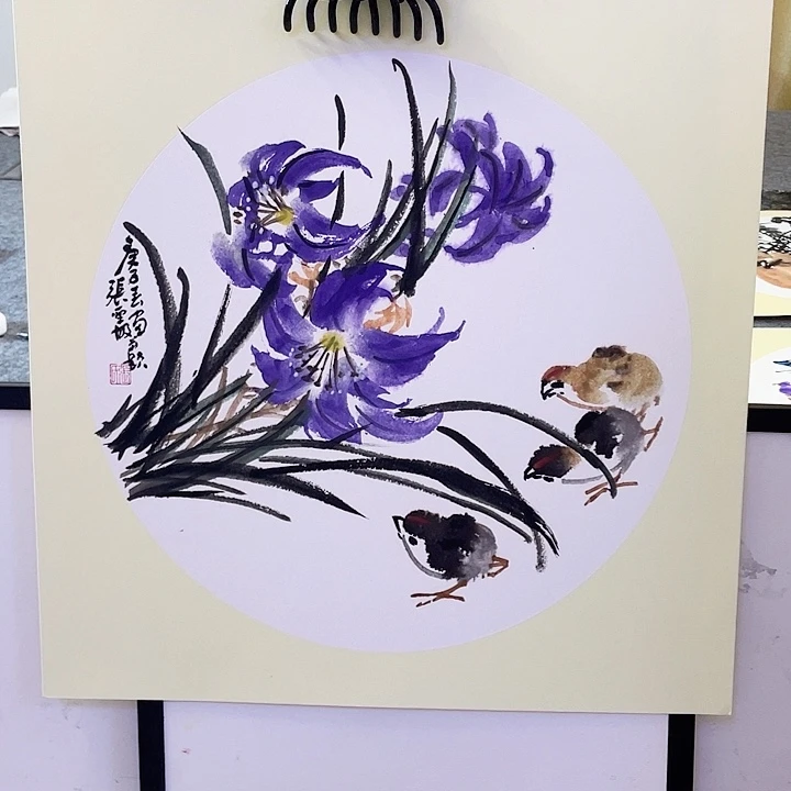 国画张圣敏先生纯手绘作品