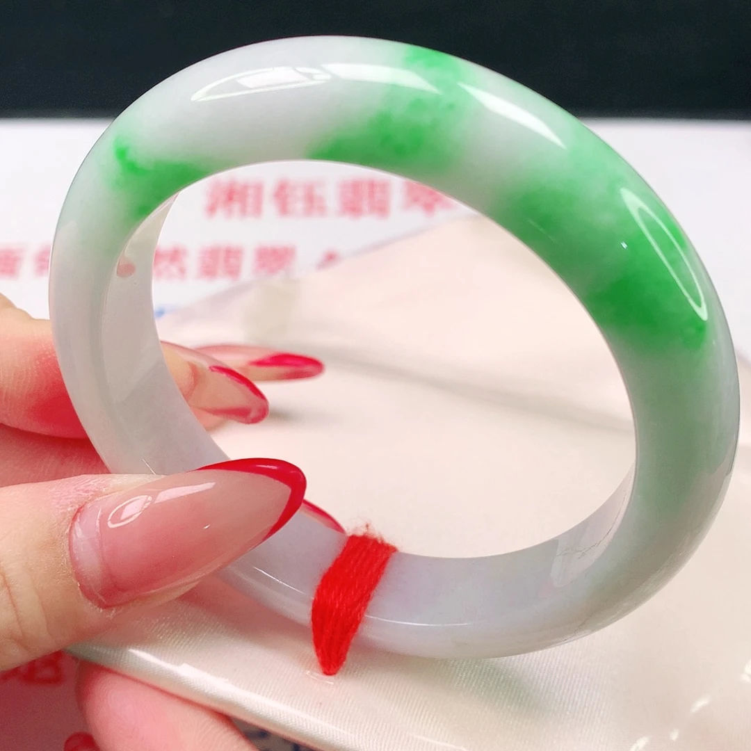 翡翠未镶嵌手镯天然翡翠8211