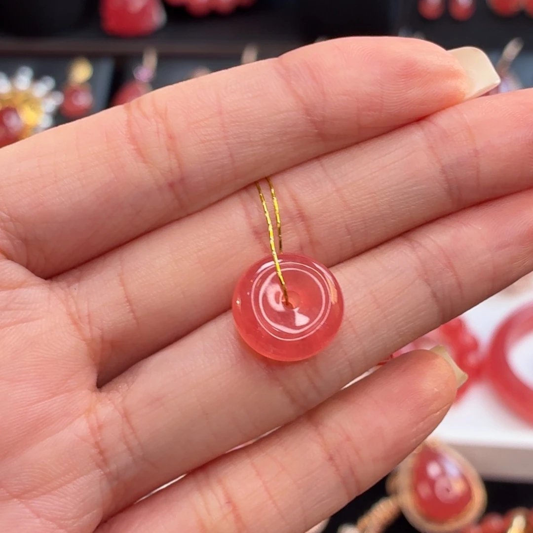 菱锰矿（红纹石）未镶嵌吊坠(不含链)1号1.874g