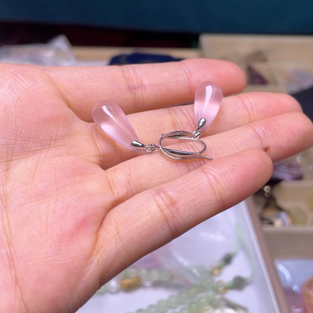 溪***意水晶珠宝半成品未镶嵌403