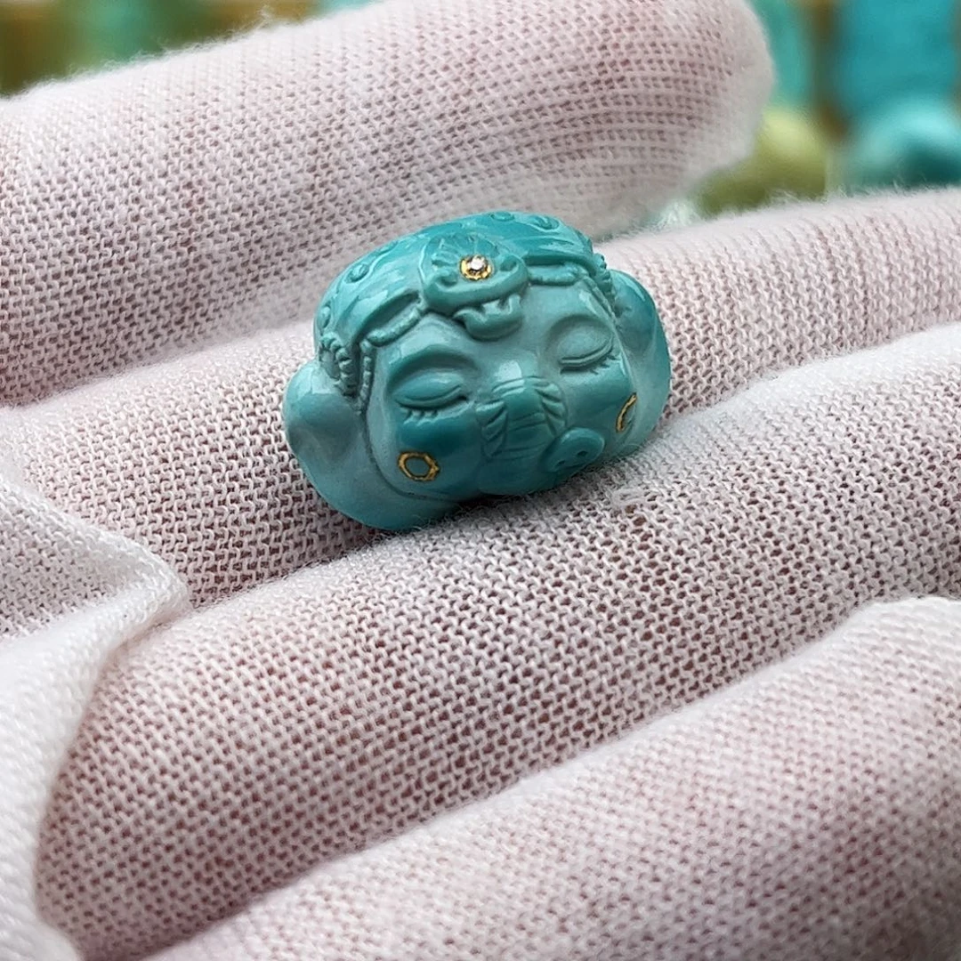 绿松石未镶嵌配饰