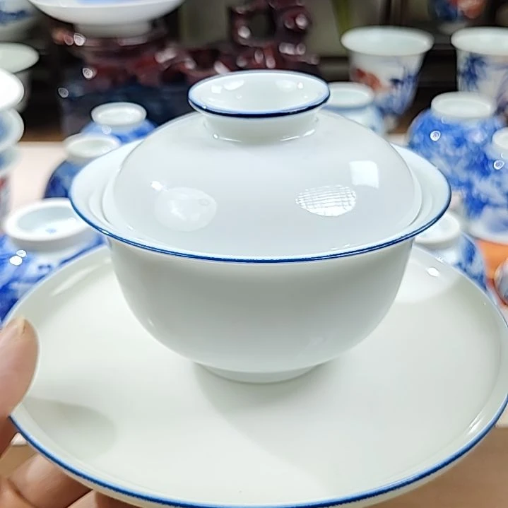 景德镇手绘陶瓷茶具杯子