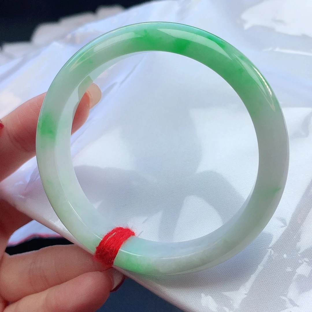 翡翠手镯未镶嵌53圈口882452