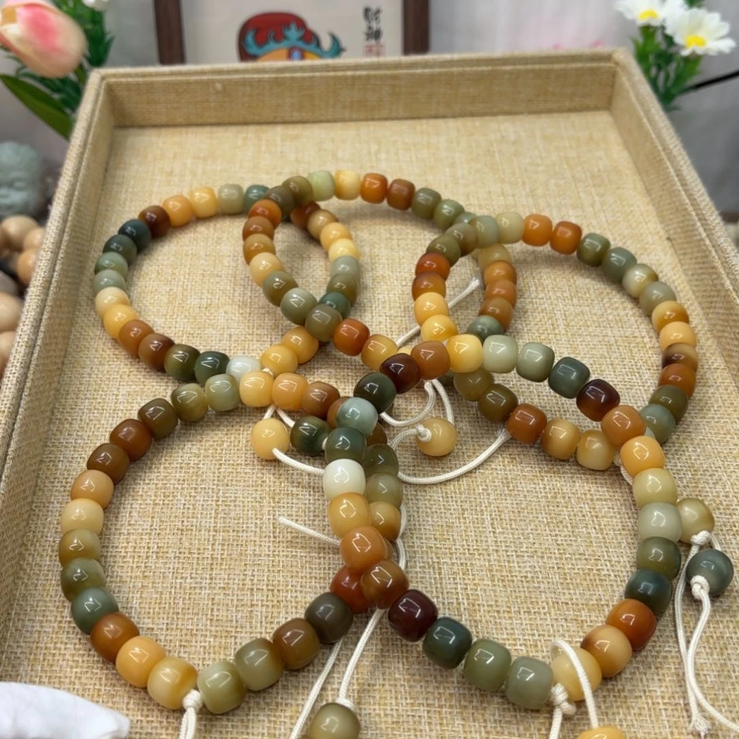 菩提根/象牙果吊坠12水磨渐变桶手持福利一锅053