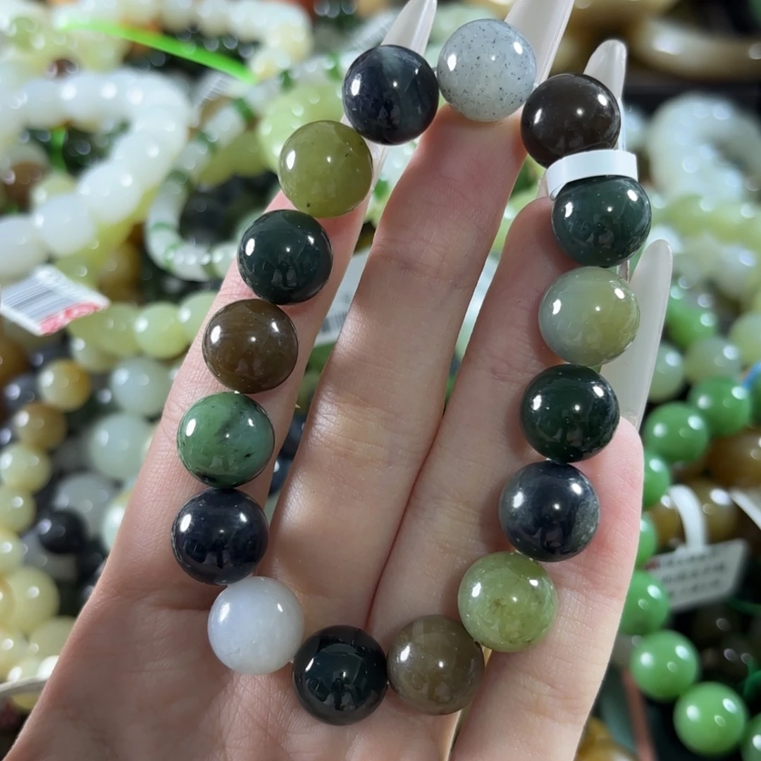 和田玉未镶嵌手链311