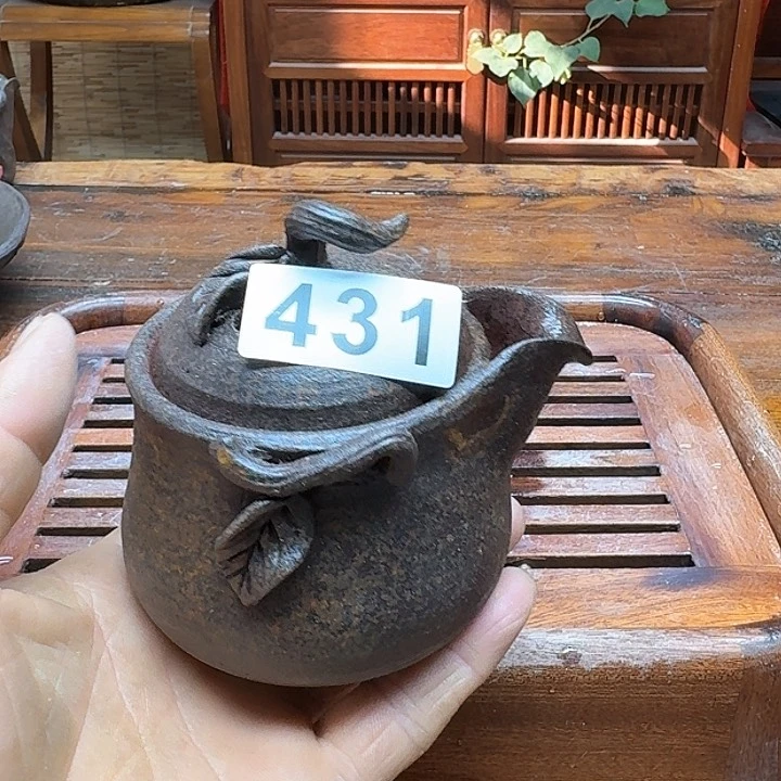 纯手工制作粗陶茶具