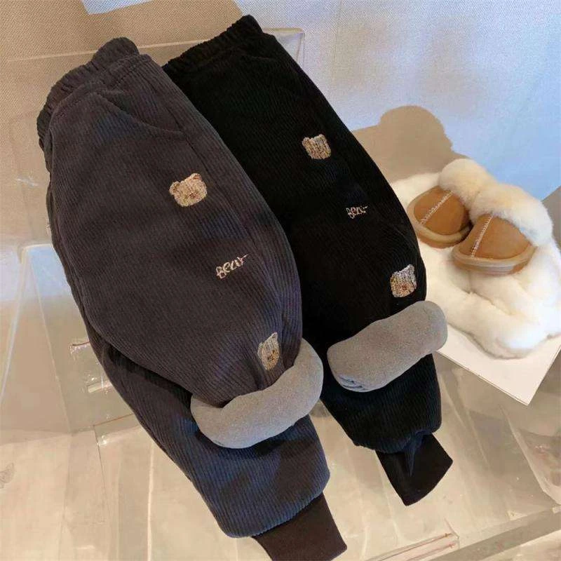 儿童棉裤加厚保暖宝宝夹棉防寒中小童冬季2025新款女童冬装裤子潮