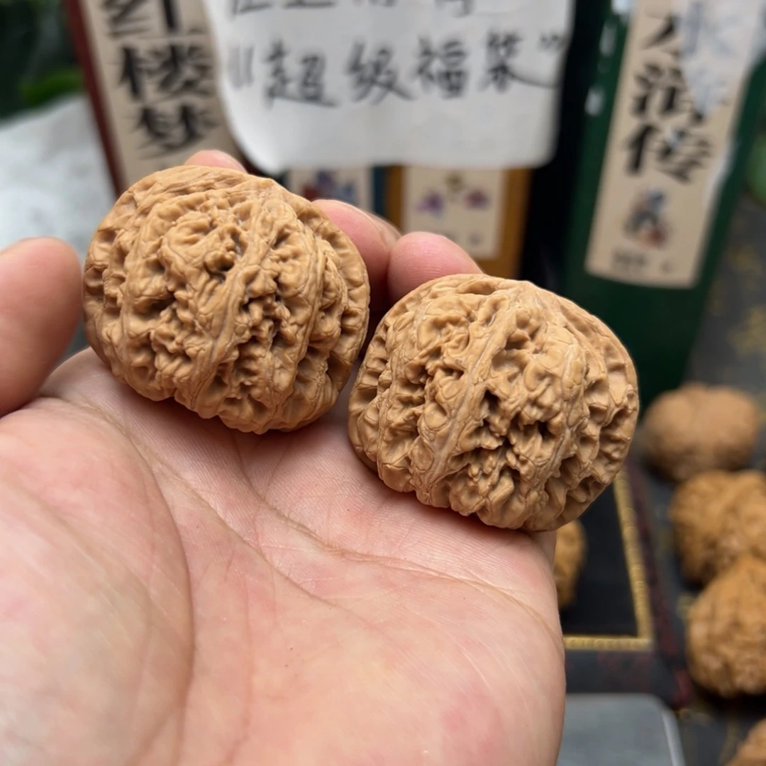 文玩核桃把件42平谷大粗筋