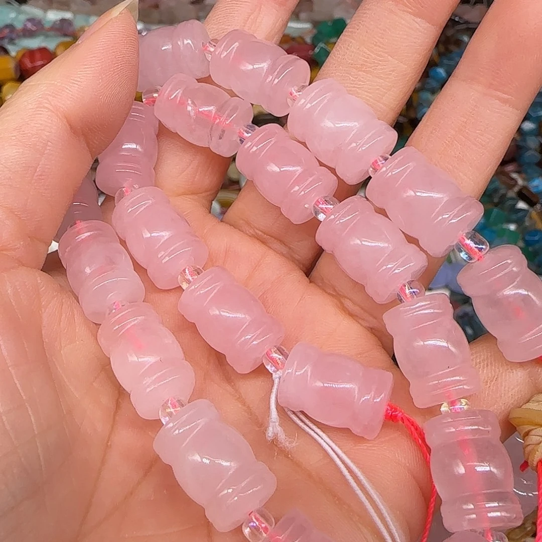 玛瑙/玉髓合金珠宝半成品马粉10-14mm一条