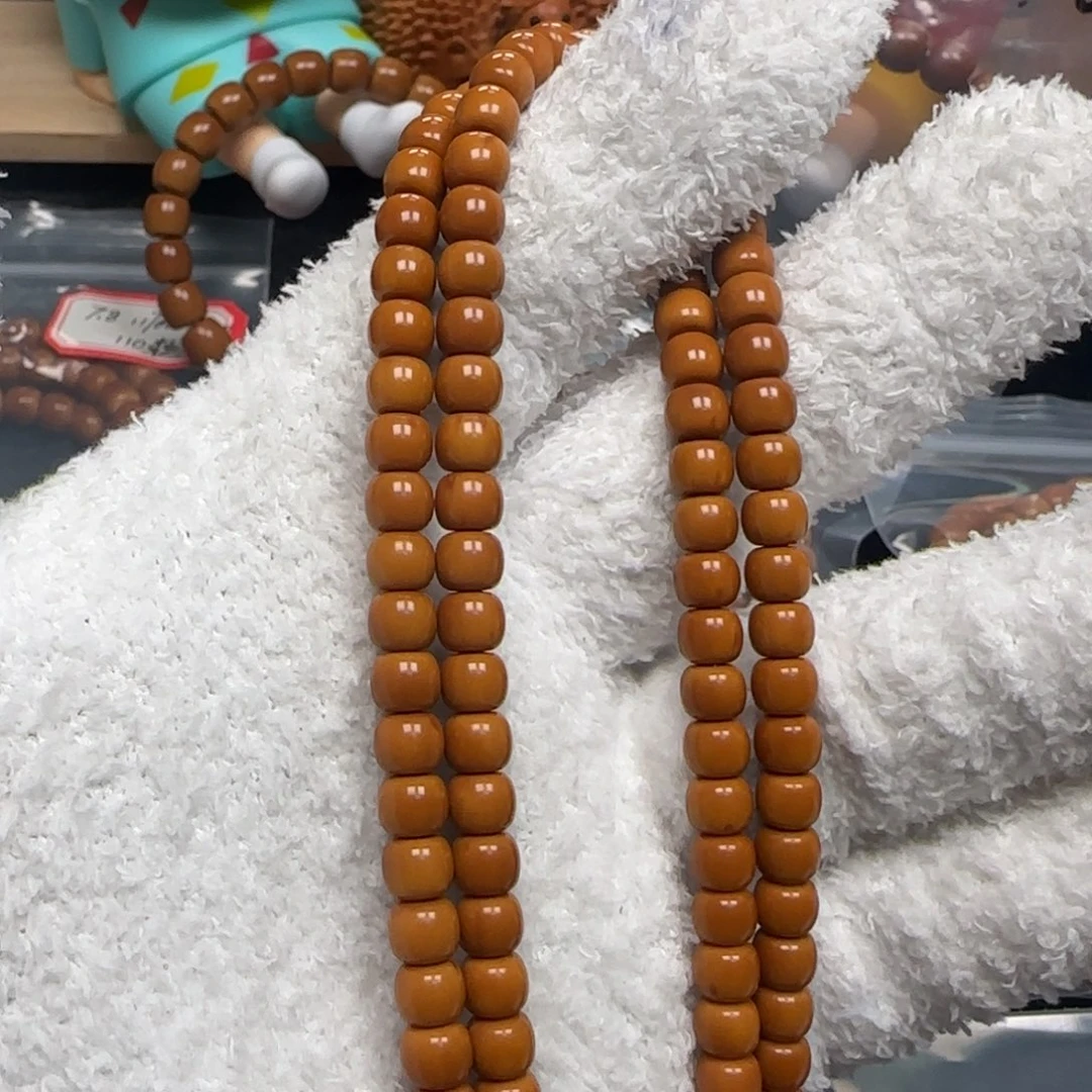 橄榄核手串老挝脖挂起无白6.3福利