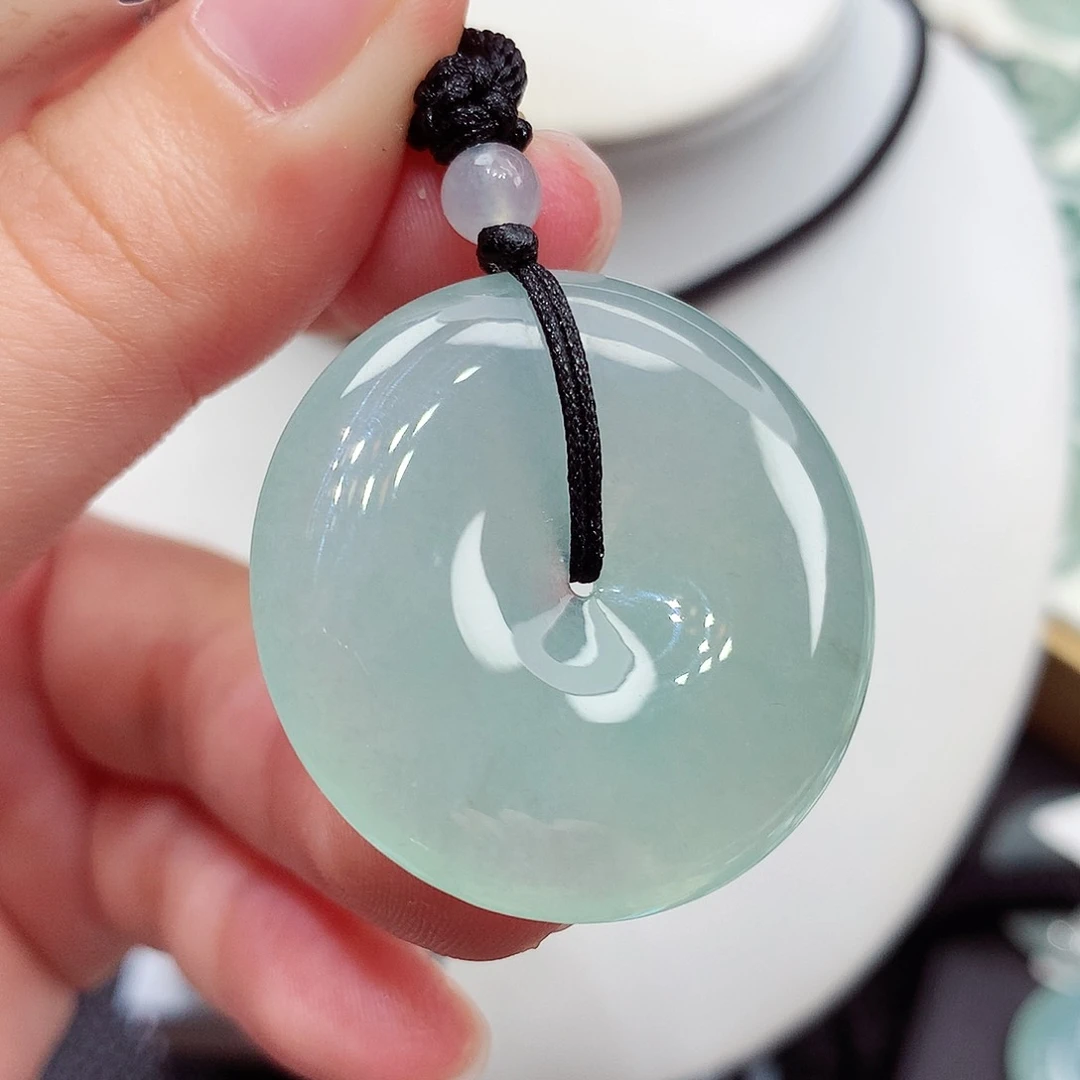 颈饰未镶嵌翡翠翡翠37，32.6/6