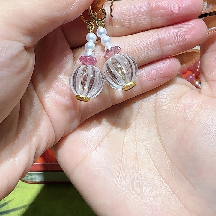 耳饰银S925镶嵌紫晶