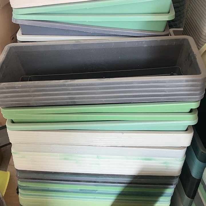 塑料瑕疵特大菜盆 5个