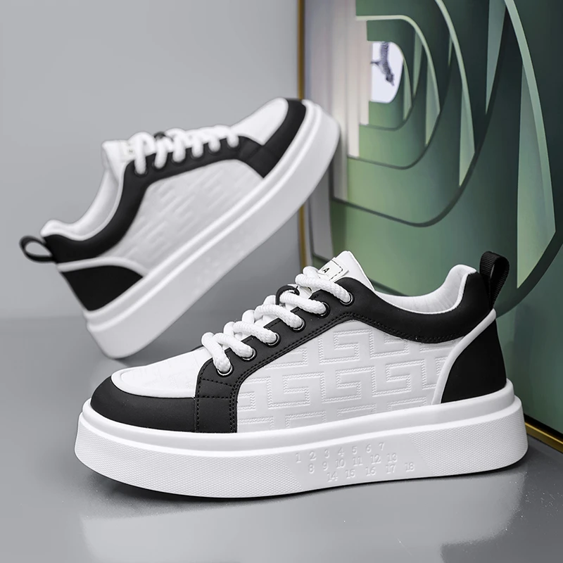 男鞋秋季透气2025新款薄款休闲小白鞋子男款韩版潮流百搭运动板鞋
