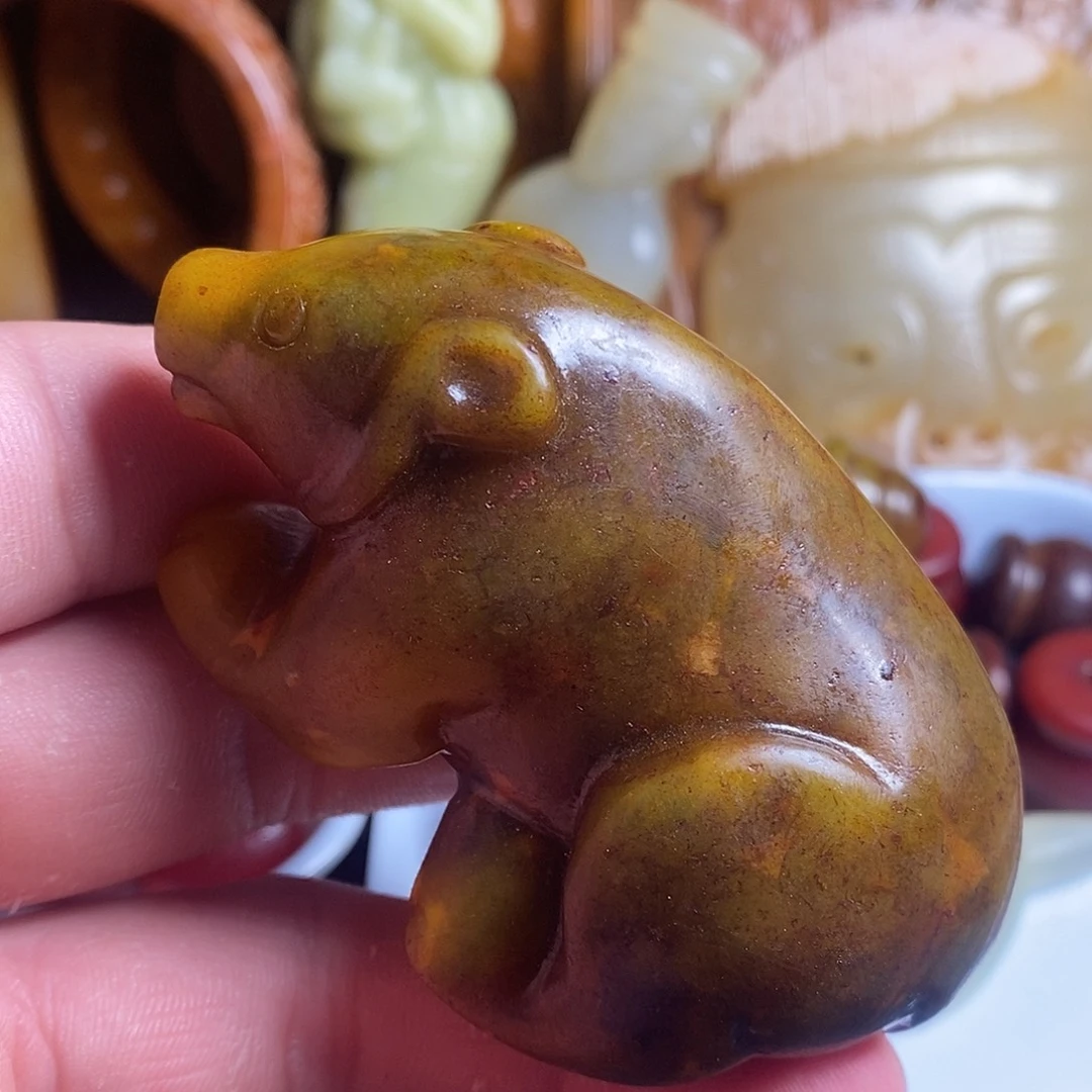 蛇纹石玉合金颈饰