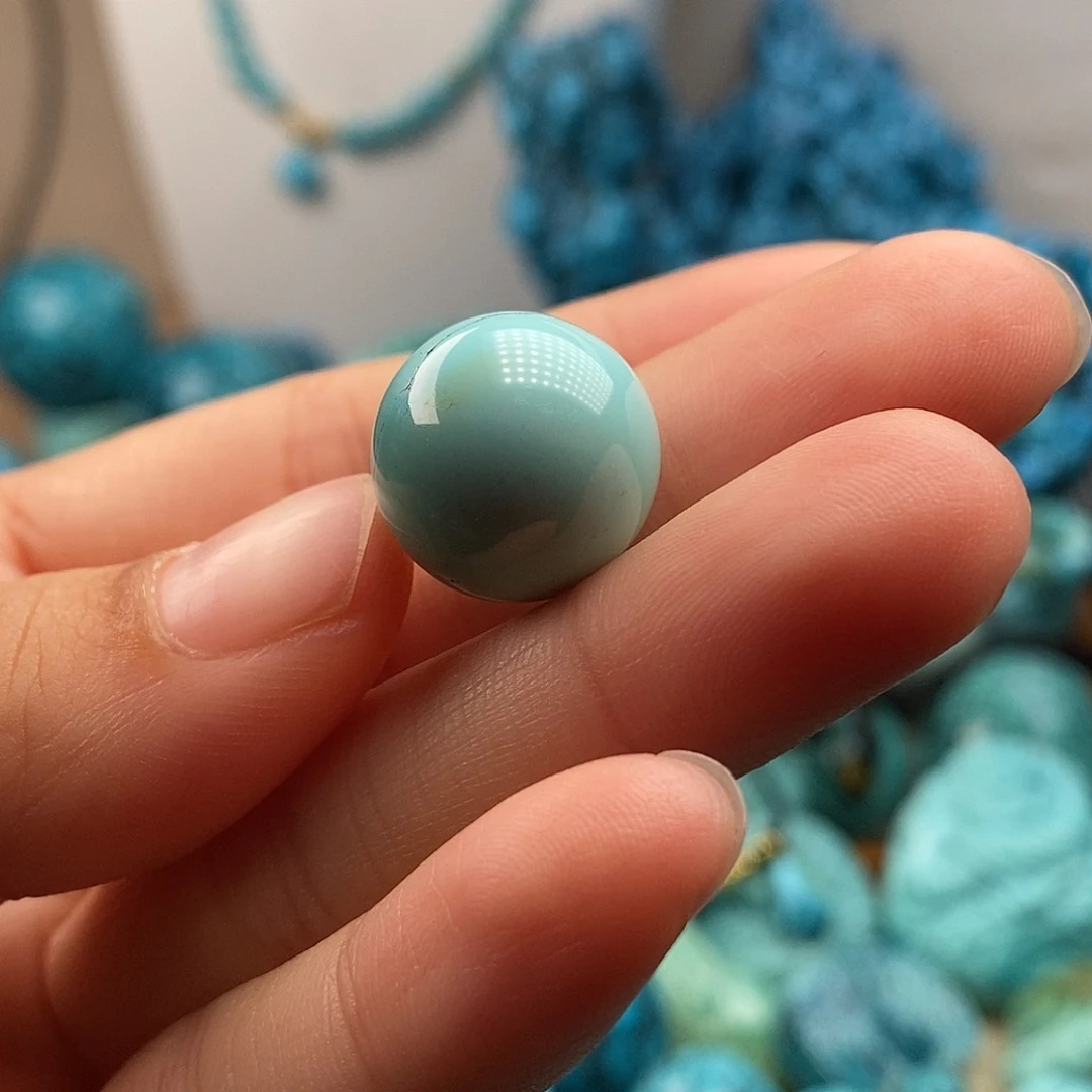 绿松石未镶嵌珠宝半成品