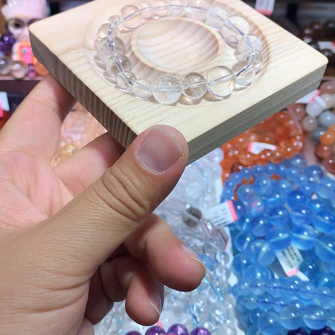 水晶手串未镶嵌白水晶