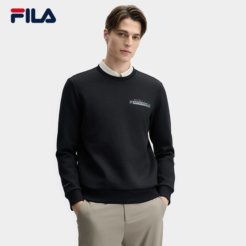 Fila/斐乐卫衣男士秋冬新款亲肤舒适商务通勤长袖上衣F11M513210F