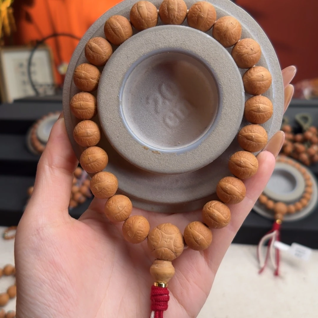 手串凤眼菩提13mm铁籽单圈素串货头